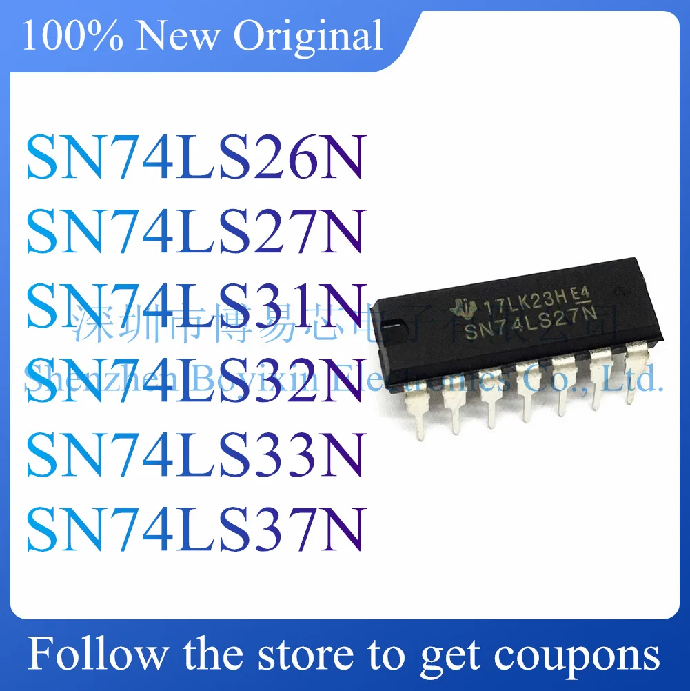 NEW SN74LS26N SN74LS27N SN74LS31N SN74LS32N SN74LS33N SN74LS37N.Original Product.