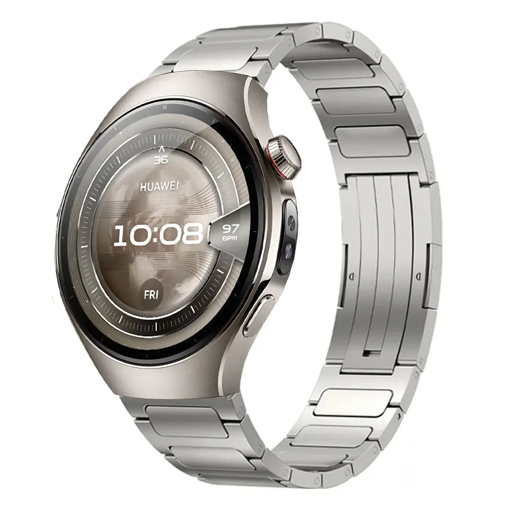 22mm Titanium Alloy Strap for Huawei Watch 5 4/GT5 4 3 2 Pro Garmin Forerunner 970 965 Bracelet Band Amazfit GTR 4/3 Pro/Balance