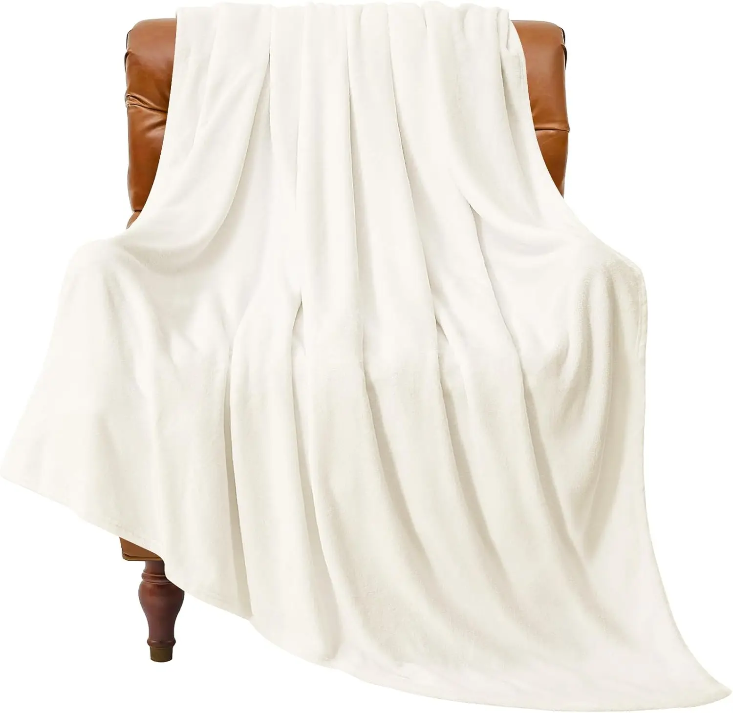 

Luxury Fleece Throw Blanket Super Soft Warm Lightweight Couch Bed Plush Cozy Fuzzy Quilt for Travel Camping Hotel and Home