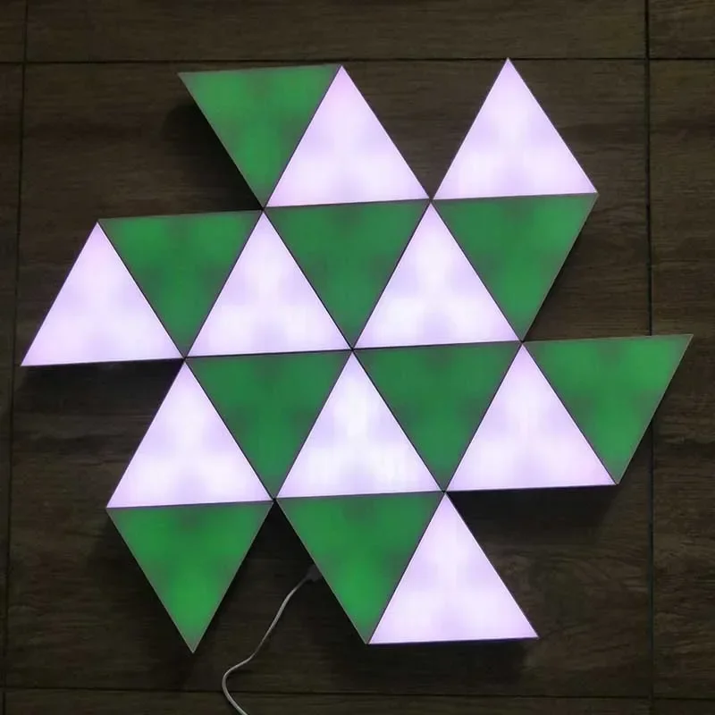 Nanoleaf Light Panels Triangle APP Control LED gamer Wall Lamps Smart DIY Geometric Modula Lights Quantum Lamp Gaming Room Decor