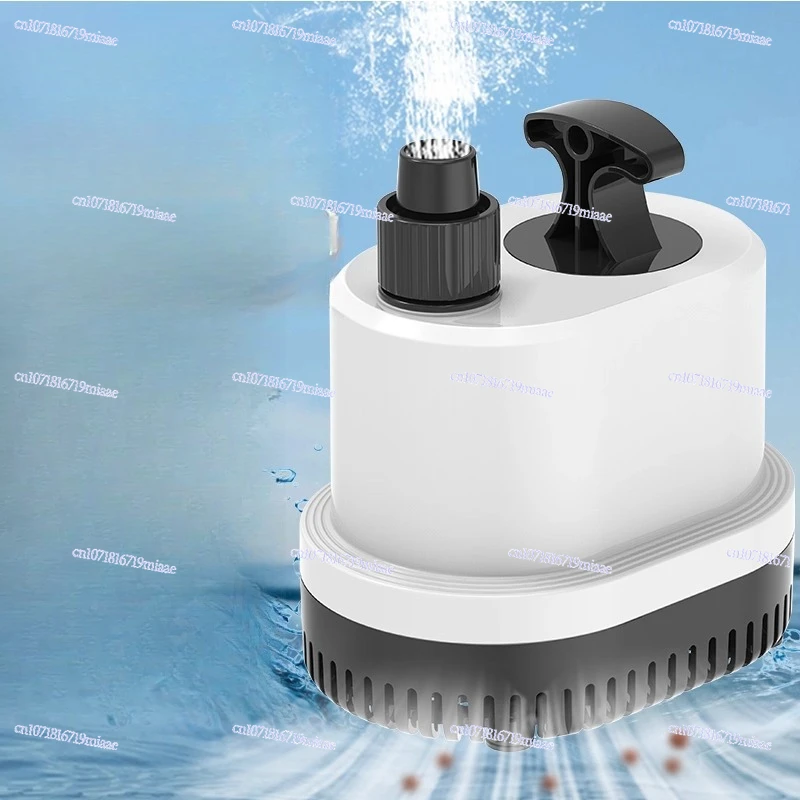 Water Pump, Water Pump Filter Circulation Bottom Suction Pump Ultra-quiet Submersible Pump Low Suction Fish Convenience