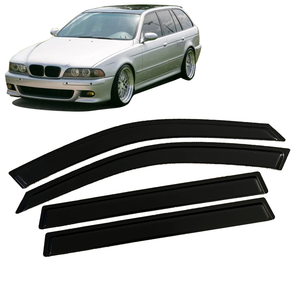 

Window Visor for BMW 5 Series E39 1999 2000 2001 2002 2003 WAGON Weathershied Door Visor Wind Sun Rain Guards Side Window
