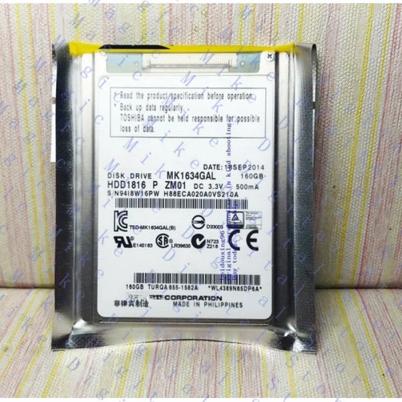 

H MK1634GAL для классической платы iPod 820-2437-A 7, 160 ГБ, тонкая версия 5 мм