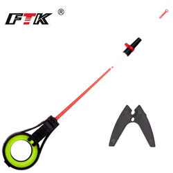 FTK 21cm Winter Fishing Rod Ice Fishing Pole Plastic Ultralight Thicken Extension Fishing Rod For Winter Carp Fishing Accessory