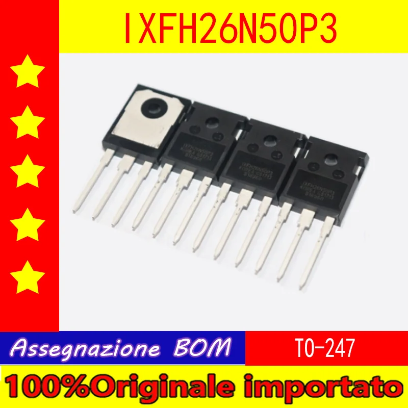 10pcs/lot  IXFH26N50P3 TO-247 26A 500V