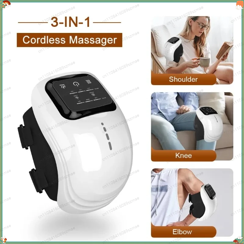 

Portable Knee Massager for Elderly, Knee Joint & Muscle Relaxation Device, Also for Elbow & Shoulder, Easy Home Use Massage Tool