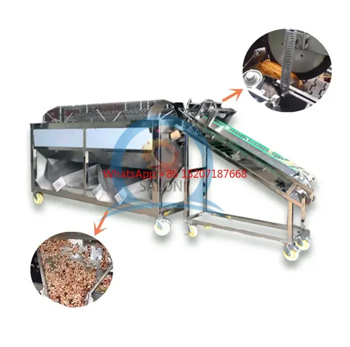 hot sale small cocoa husking shelling equipment cocoa bean sheller machine