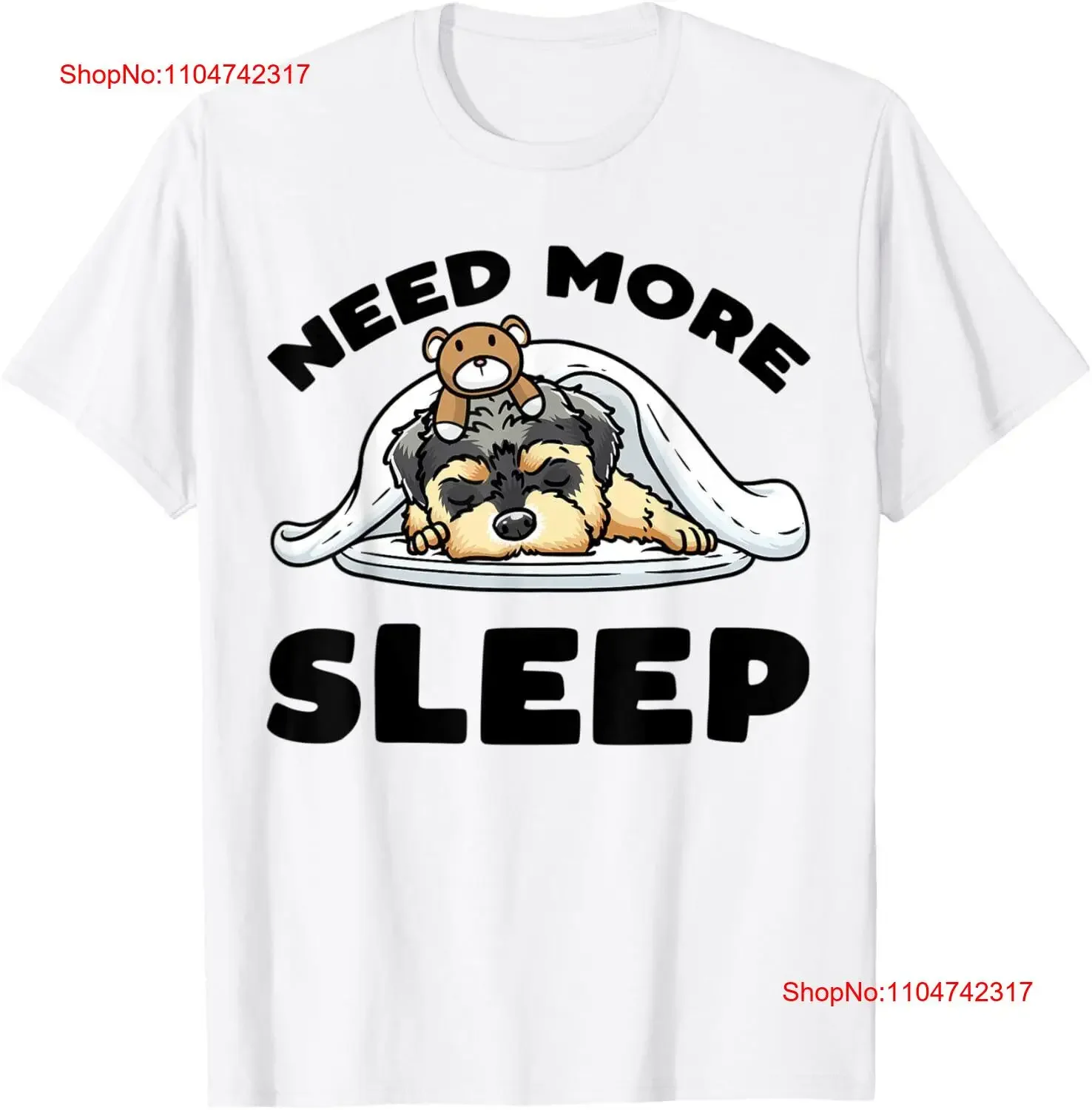 Necesita más dormir Morkie perro durmiendo siesta camiseta vintage lavado Unisex streetwear moda estirado gráfico transpirable