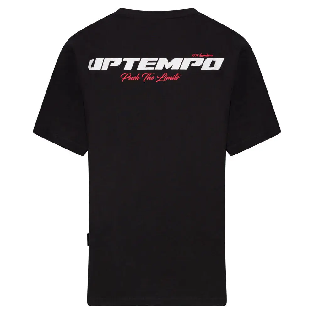 Мужская футболка UPTEMPO с надписью «PTL Taping» | Черный, с логотипом Gabber Hardcore