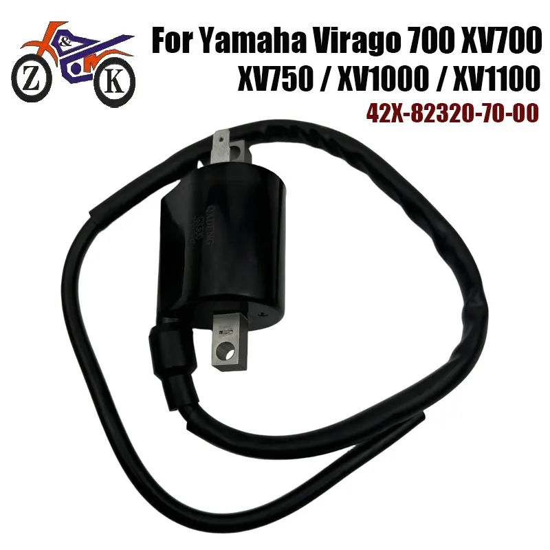 

Катушки зажигания для Yamaha VIRAGO 700 750 1000 1100 XV700 1984-1987 XV750 XV1000 XV1100, детали для мотоциклов F6T423