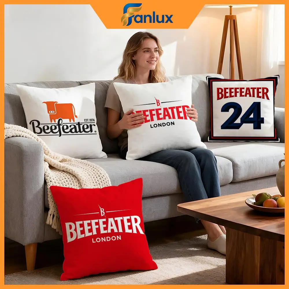 Funda de cojín de marca Beefeater, 4 Uds., fundas decorativas, funda de cojín suave para decoración de sofá, fundas de almohada de 40x40 y 45x45