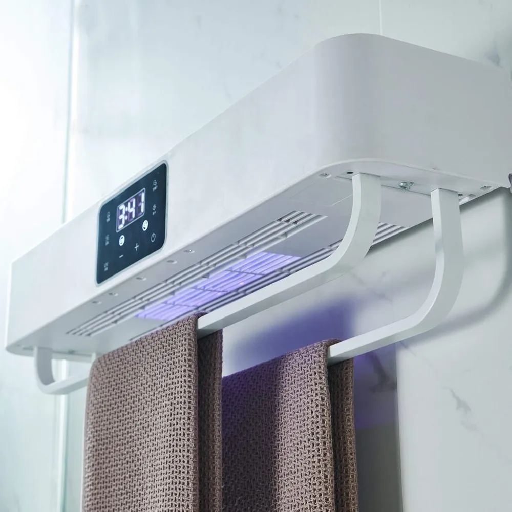 

Smart Bathroom Intelligent bath Electric towel Dryer heaters rails Wall Mounted disinfection Heated Warmer Towel Rack