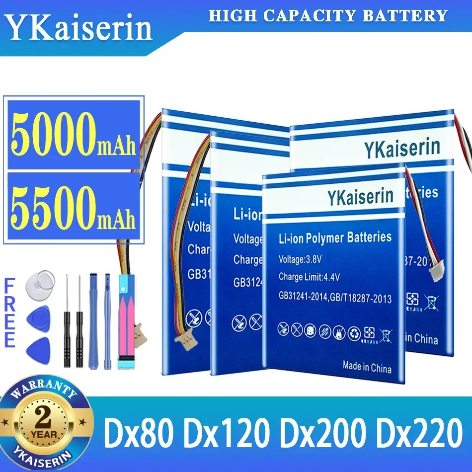 Высококачественный аккумулятор ykaisin для Ibasso Dx80 Dx120 Dx200 Dx220, аккумулятор + Бесплатные инструменты