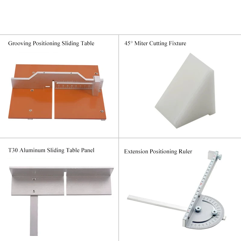 Mini Multifunctional Table Saw Accessories, DIY Model Cutter Jig, Desktop Woodworking Electric Saw Sliding Table