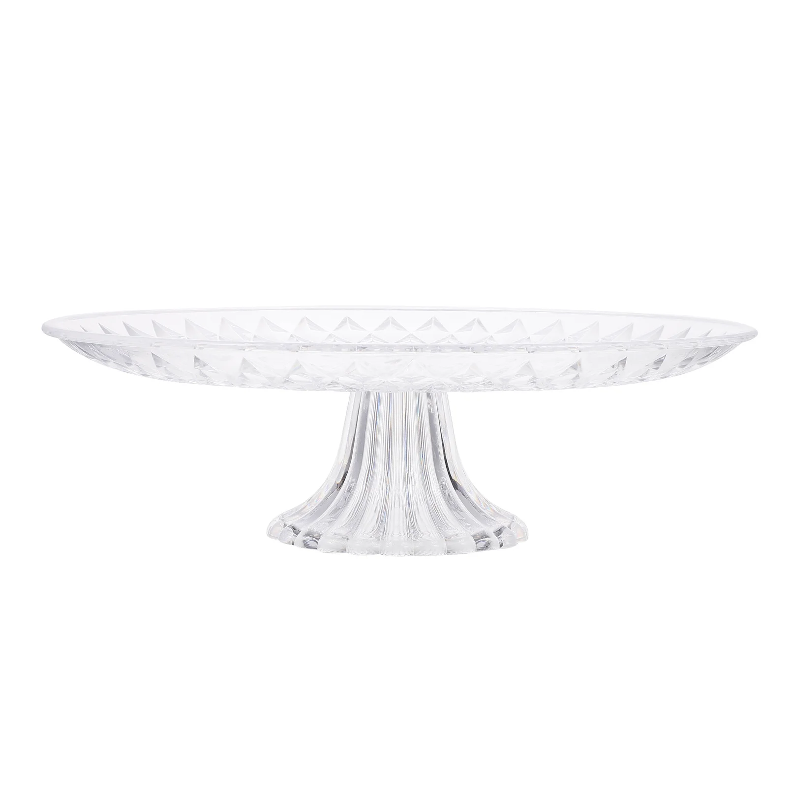 1pc Acrylic Fruit Tray Detachable Lightweight Clear Display Stand For Desserts Cupcakes Cakes Fruits Snacks Party Wedding