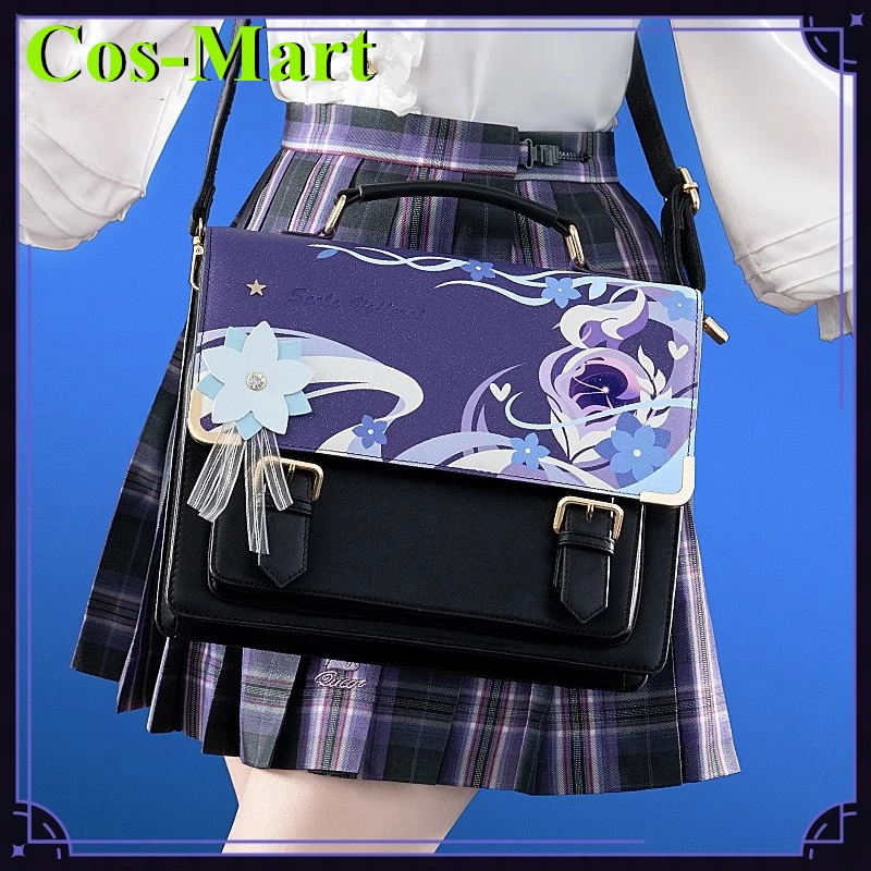 

Cos-Mart Game Honkai Impact 3 Seele Vollerei Bag Cosplay Costume Message Bag Commuter Shoulder Pain Bag Role Play Clothing
