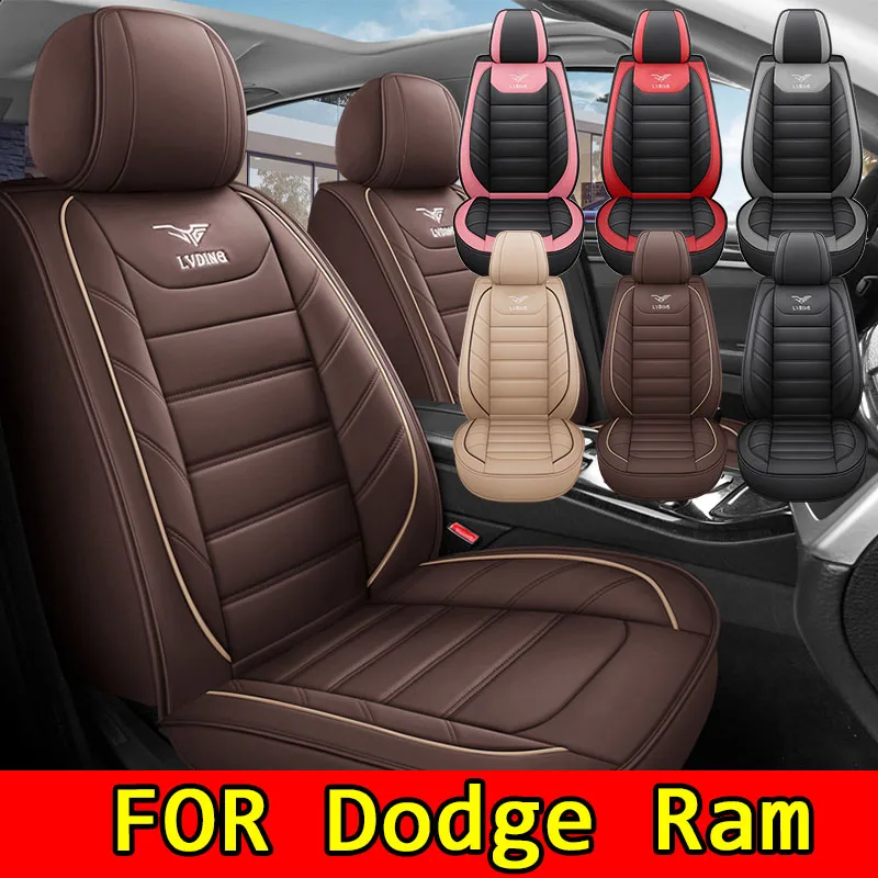 

Чехол на автомобильное сиденье Dodge Ram, водонепроницаемый, из искусственной кожи, мягкий, удобный, износостойкий, грязный чехол на сиденье