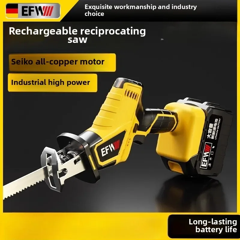 

110V/220V Lithium Battery Saber Saw Portable Electric Cutting Tool for Wood Bone Steel Home DIY Projects