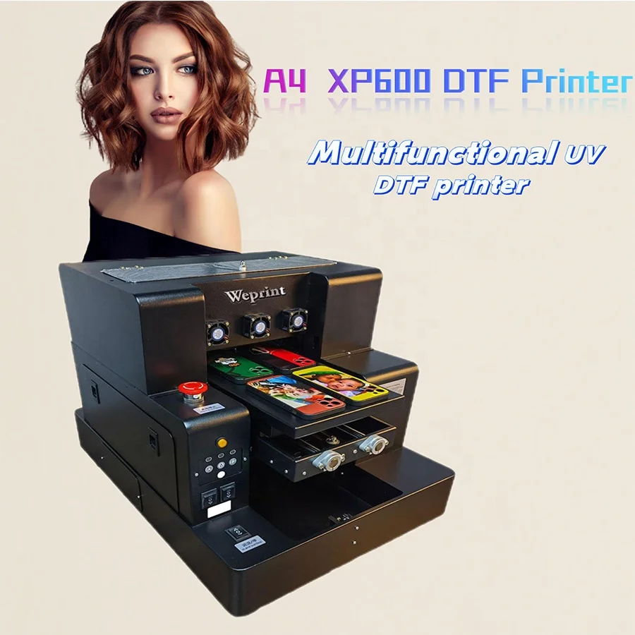 A4 UV Printer Bottle 3060 UV Flatbed Printer A4 With Varnish Small Machines for Home Business