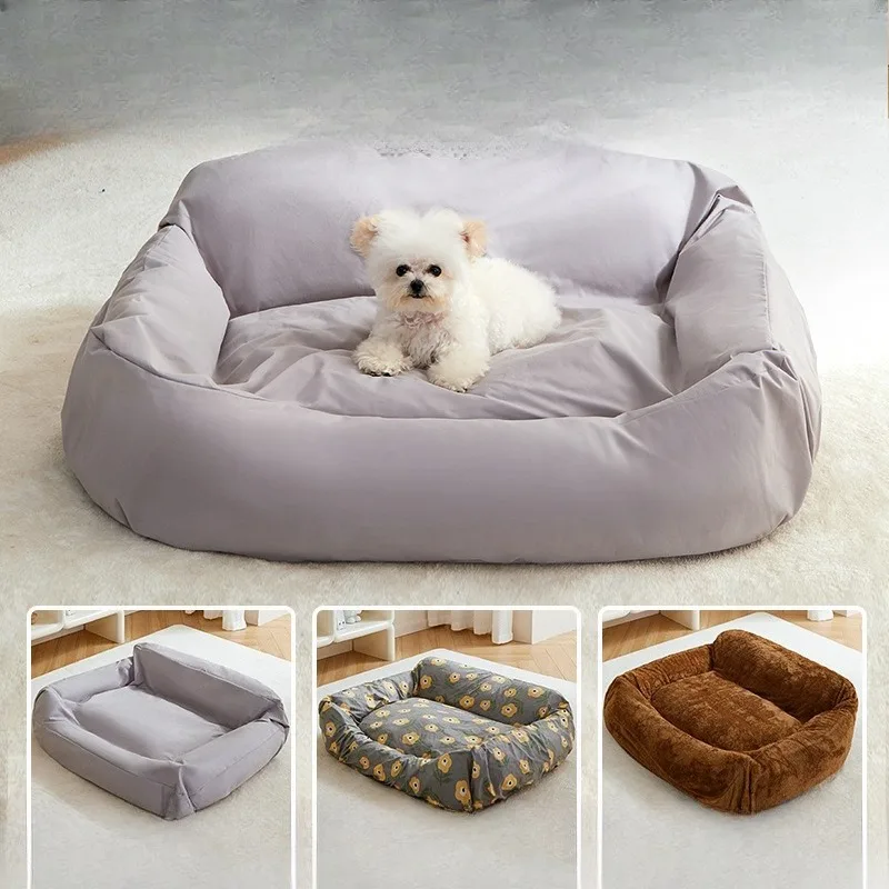 All Season Washable Detachable Pet Bed Cover Winter Warm Anti Dirty Soft Dog Cat Bed Sheet Essential