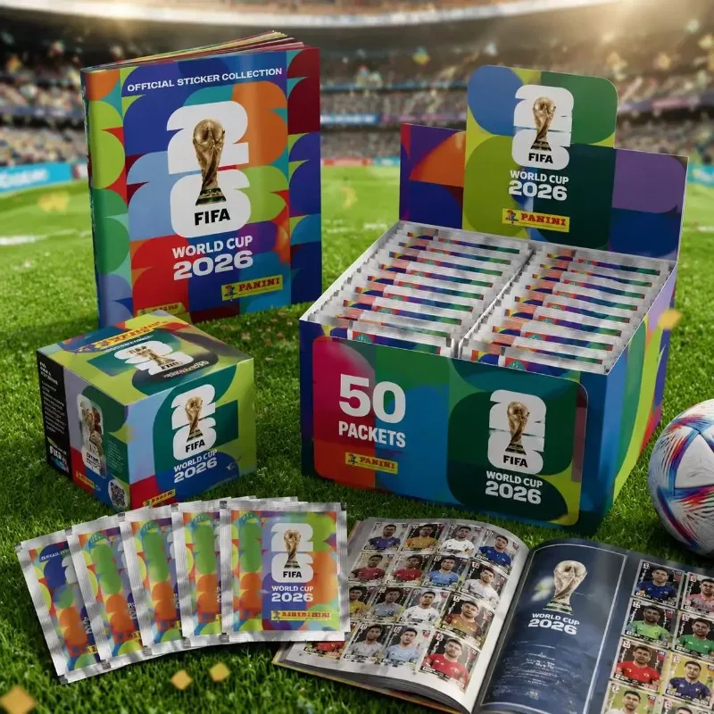In Stock Panini 2026 FIFA World Cup Sticker Pack Panini Soccer Card Panini Cards Soccer Memorabilia Collection Football Cards view 3