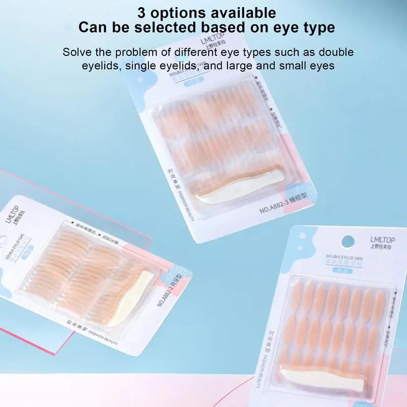 Double Eyelid Tape Invisible Waterproof Eyelid Lifter Strips Invisible Instant Eyelid Lift For Uneven/Droopy/Hooded Eyelids