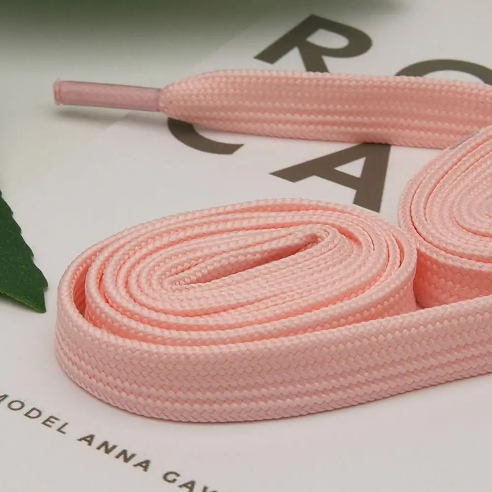 Practical Solid Color Braided Shoelace All-match 120cm Sneakers Laces Shoes Accessories Flat Shoestring Sports Outdoor
