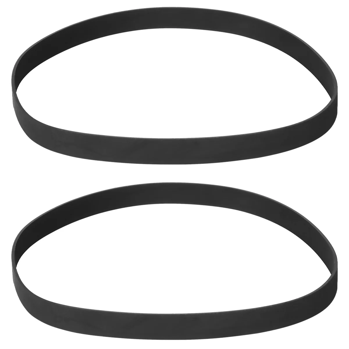 

2Pcs Recorder Belt Wear Resistant Rubber Cassette Tape Strap Replacement for Cd Dvd Drive 5Mm Width 65Mm Diameter Black