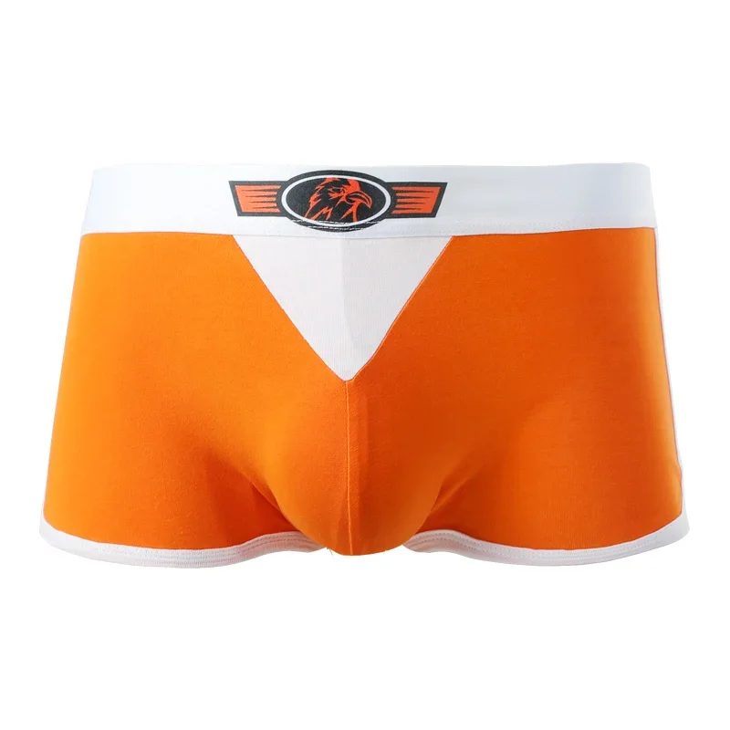 

Мужское хлопковое нижнее белье, мужские летние тонкие боксеры, короткие шорты со средней талией, молодежные трендовые удобные боксеры