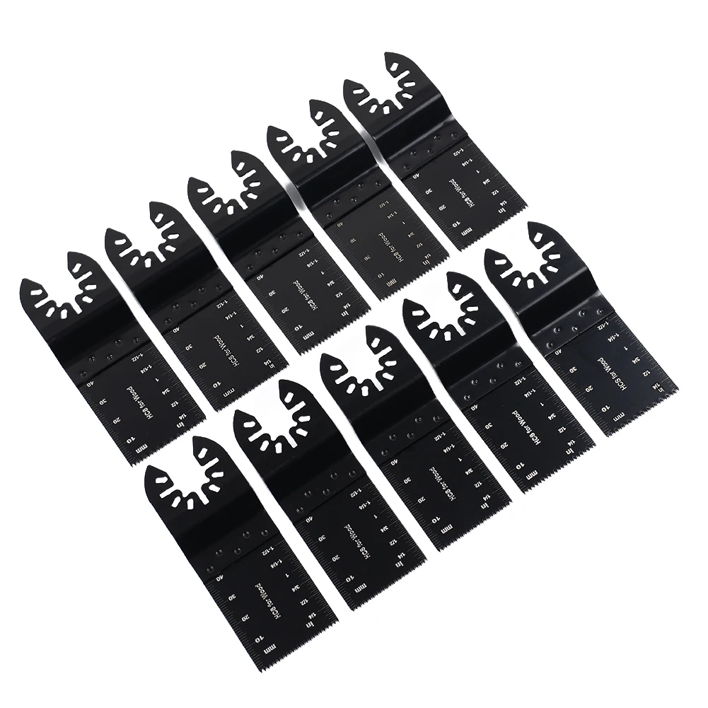 Oscillating Multi Tool Blades Multitools Multi Cutter Blade 10pcs Black Blade Cutter Light Equipment For Cutting