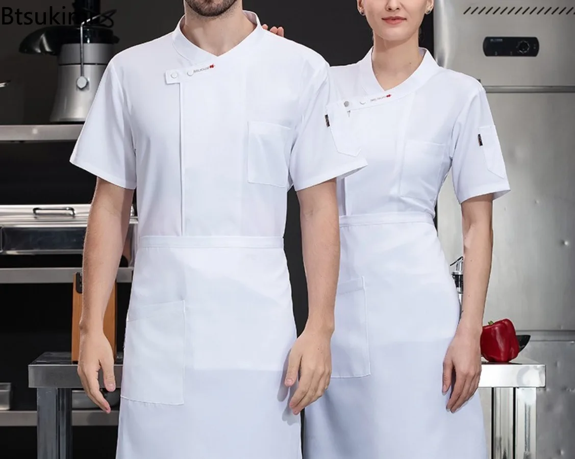 novo-uniforme-de-chef-primavera-verao-manga-curta-algodao-respiravel-para-confeitaria-catering-cozinha-de-hotel-e-garcons