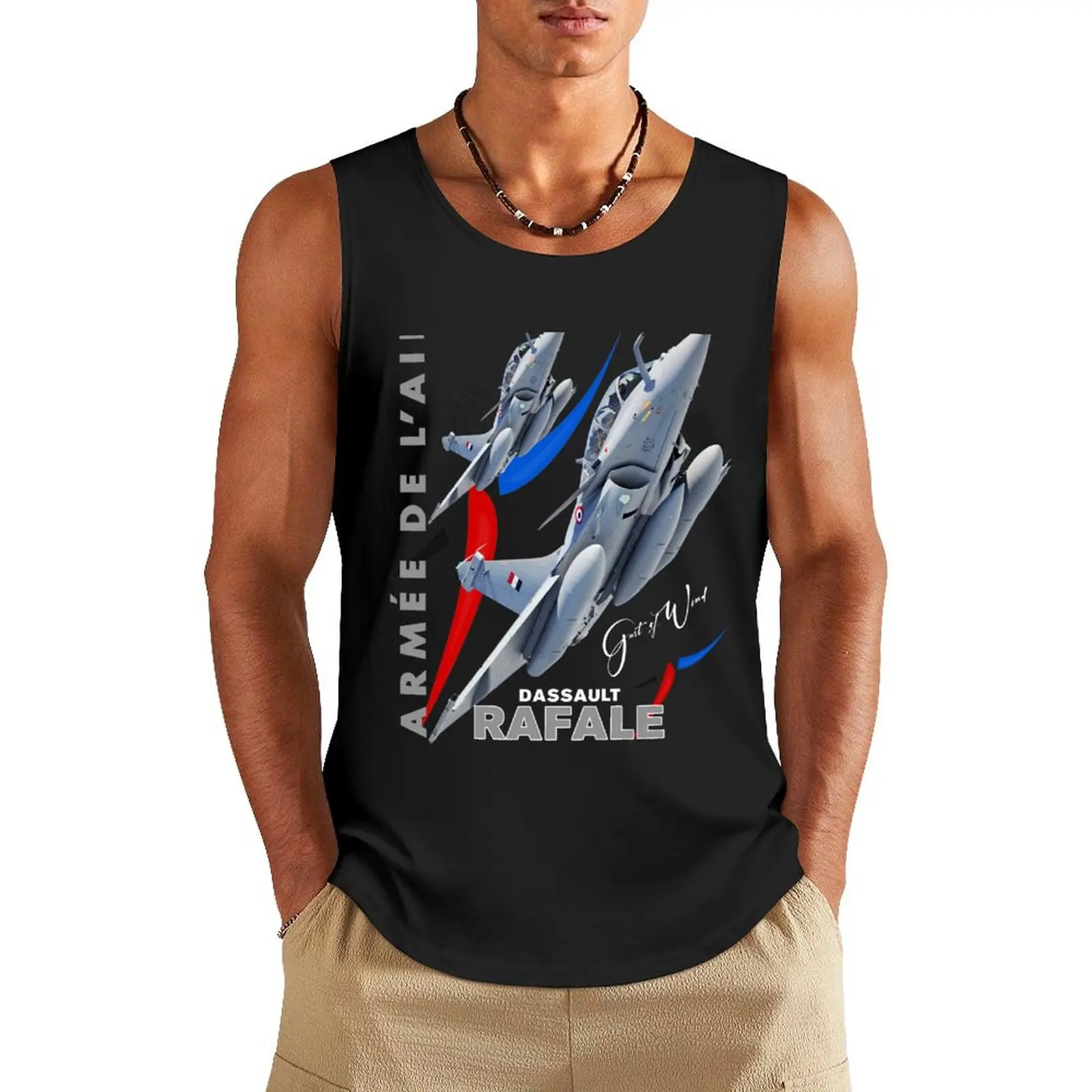 

Dassault Rafale French Fighterjet Tank Top gym t-shirts man gym gym accessories men Sports clothing