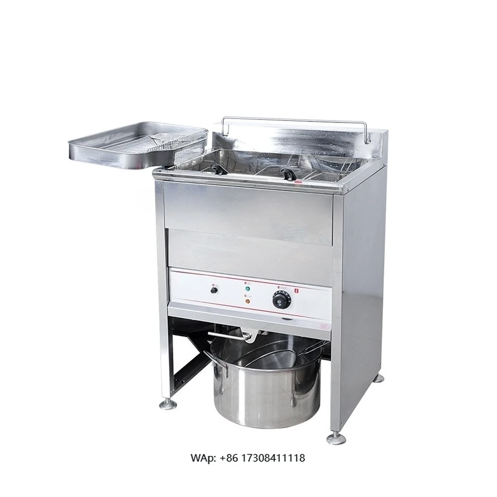 

40L vertical commercial electric fryer, stainless steel French fries and potato chips machine