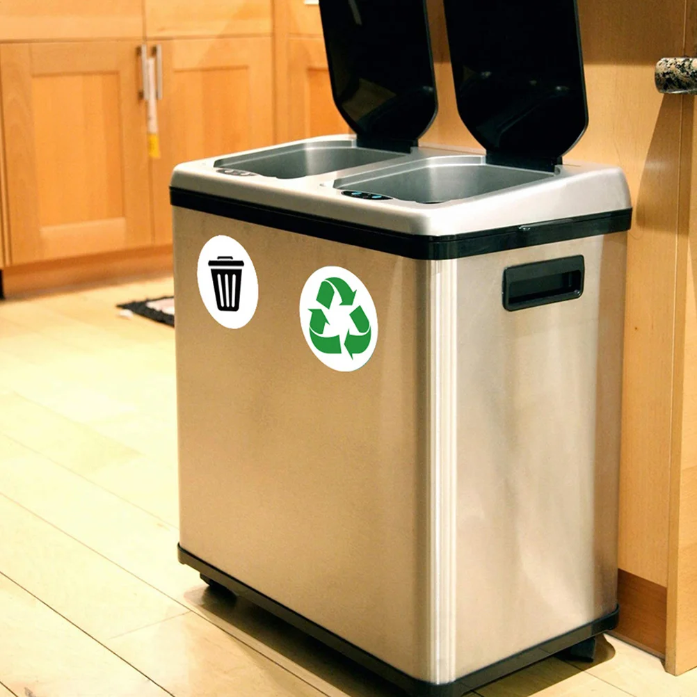 

Can Garbage Classification Label Cans Recycle Sticker for Trash Pvc Organization Waste Sorting