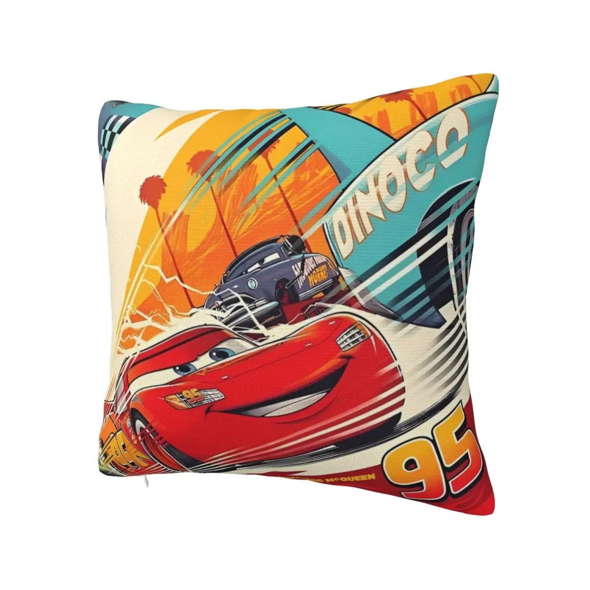 Cars Lightning McQueen Pillow Cover Pop Pillow Case For Sofa Home Decoration Cushion Cover Soft Pattern Pillowcases Gift Idea