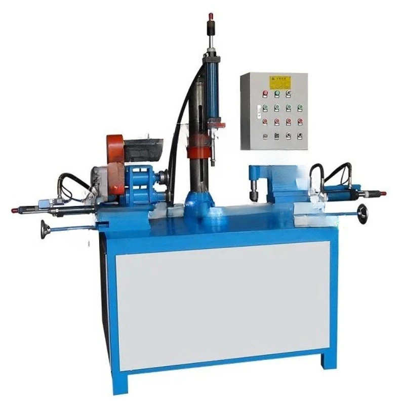 Cylinder automatic crimping machine translation side machine stainless steel crimping machine, cone forming machine stainless