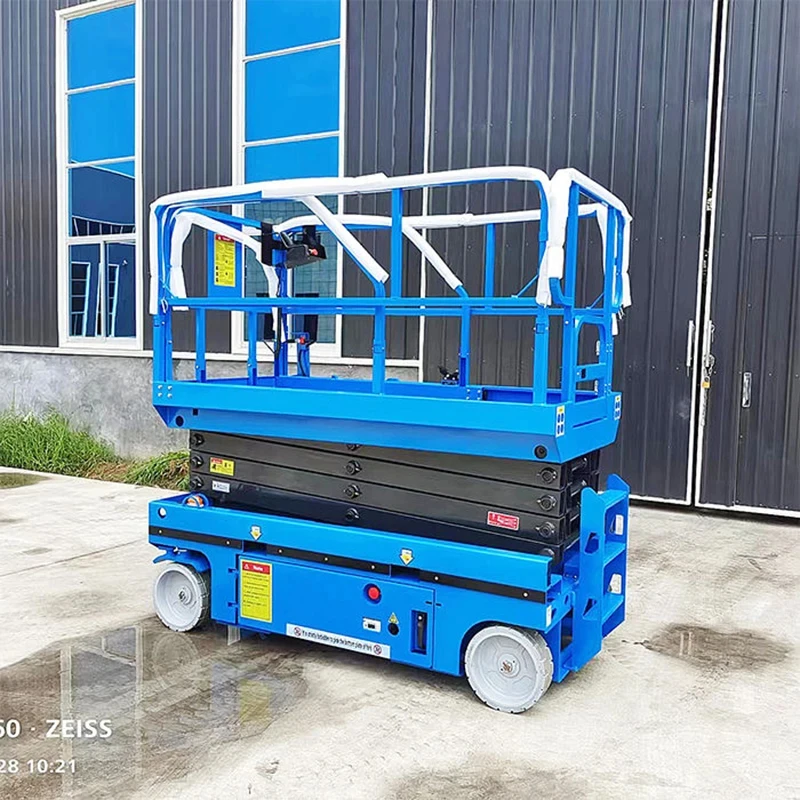 5m 10m 12m 14m Electro Hydraulic Mobile Scissor Lift Electro Hydraulic Scissor Working Platform High Altitude Electric Self