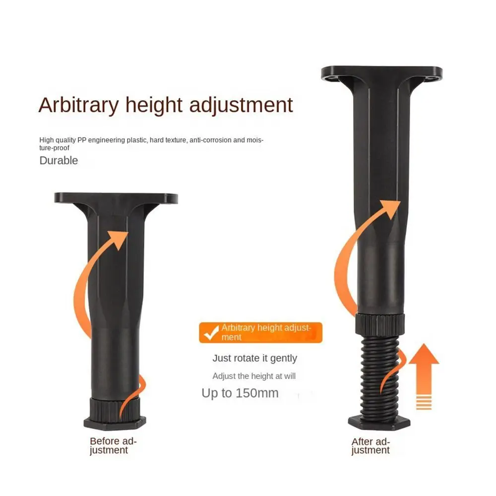 Telescopic Bed Beam Support Leg Heightening Reinforced Sofa Leg Bracket Floor Protector Adjustable Telescopic Bearing Bracket