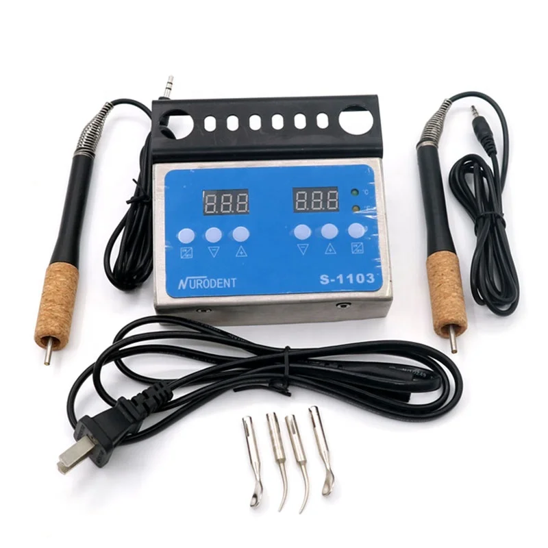 Dual Pencil Dental Electric Digital Wax Heater Carver Unit
