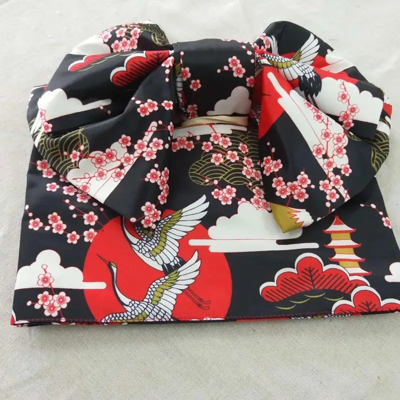 Japonês quimono obi cinto gueixa quimono cummerbunds obi tradicional cinto retro yukata roupão hanfu vestido acessórios