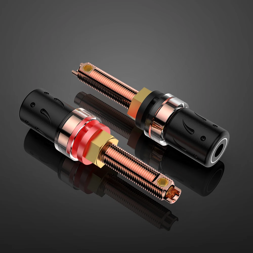 

Pure Copper Hifi Viborg BP613 Speaker Terminal Binding Post 4pcs