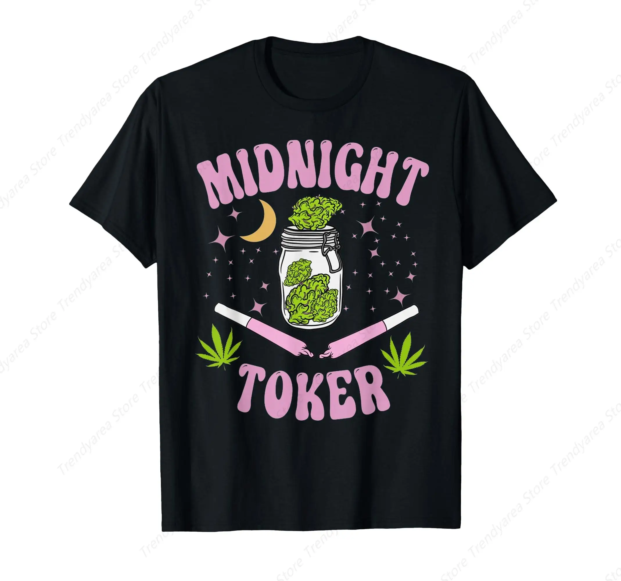 

Midnight Cannabis 420 Cannabis Weed Leaf Stoner T-Shirt