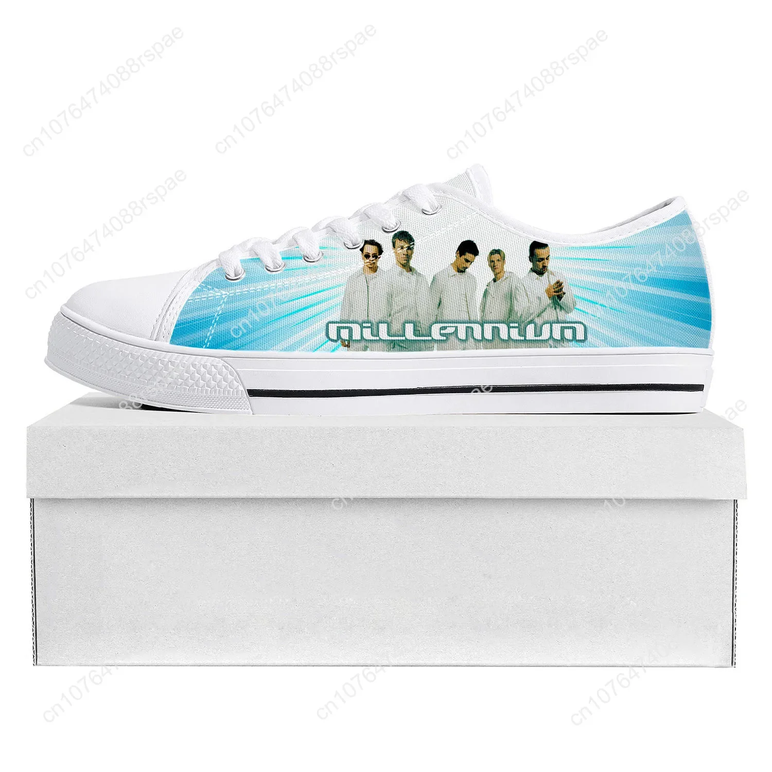 Backstreet Boys Pop Band Low Top Sneakers, sapatilha de lona para casais, sapatos personalizados para homens e mulheres, moda Bsb, alta qualidade