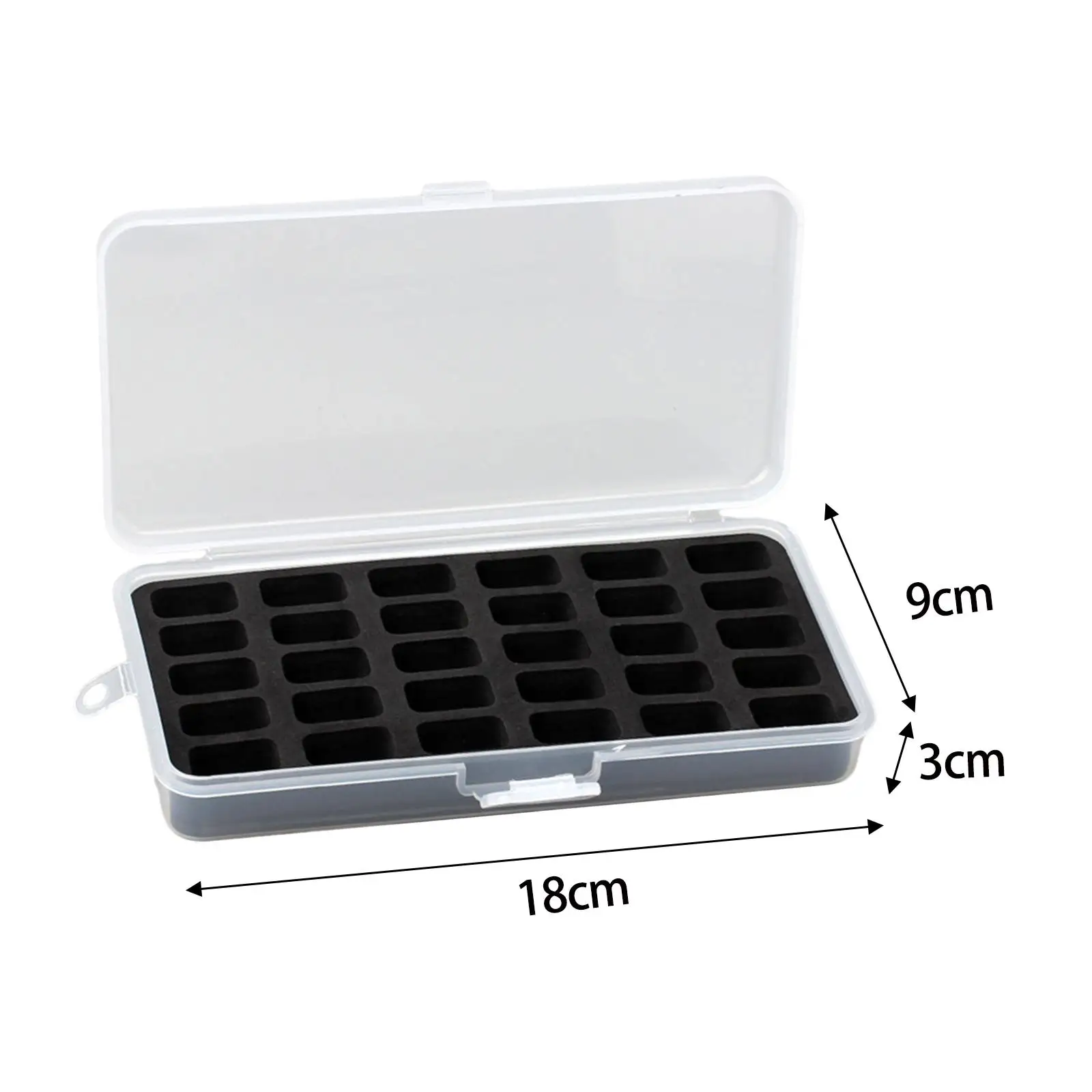 30 Grids Bobbin Box Bobbin Holder Portable Thread Organizer for Sewing Machine Accessories Bobbins Spools Box Bobbin Case