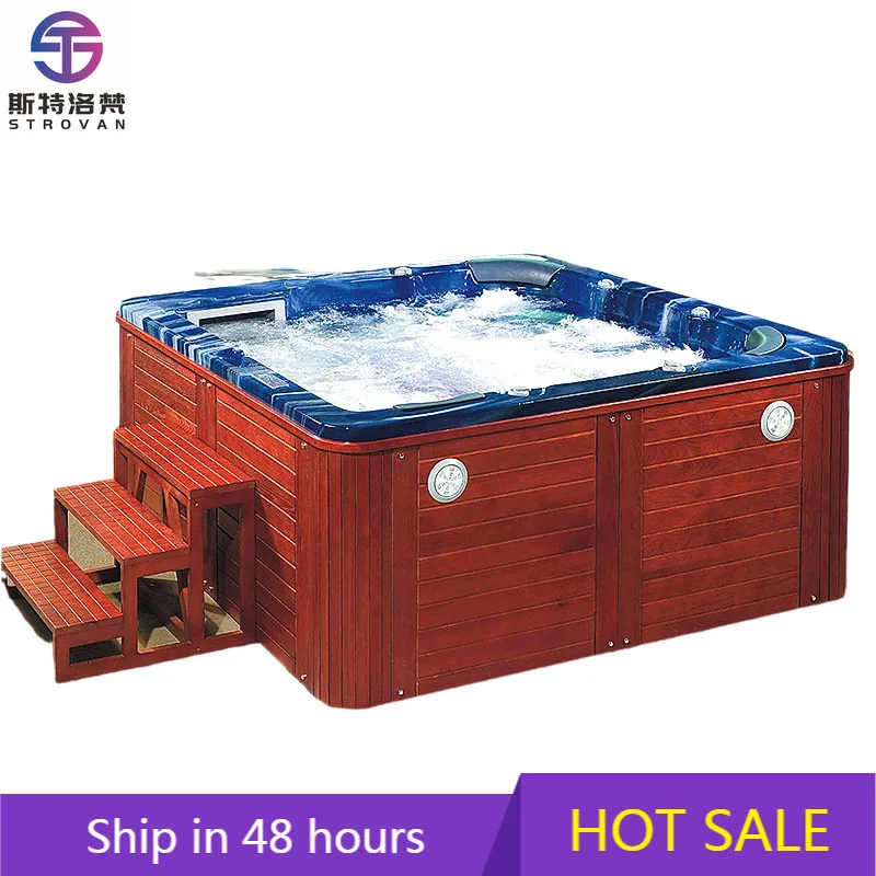 ZXHK Europe Control 140 Jets Swim Pool Outdoor Spa Hot Tub With er Function