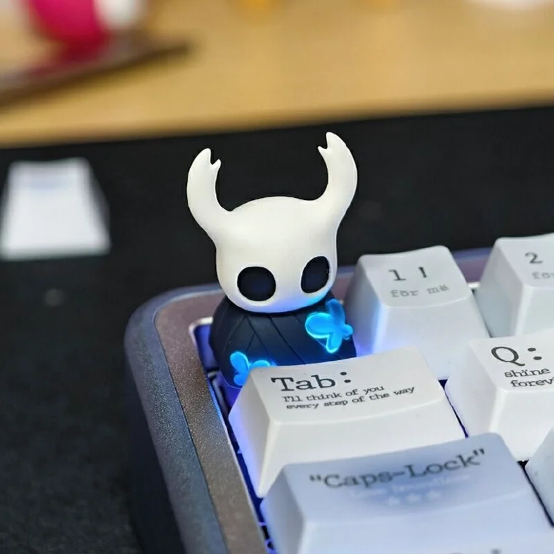 Light Transparent Keycaps Esc R4 The Hollow Knight Gaming Peripherals Single Customized Kawaii Resin The Hollow Knight Keycaps