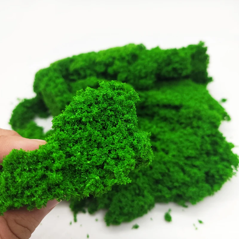 30G Tree Powder Model Sponge Cluster for Bushes Shrubs low Ground Cover DIY Scene Material Green Plant Tufted Railrod Layout