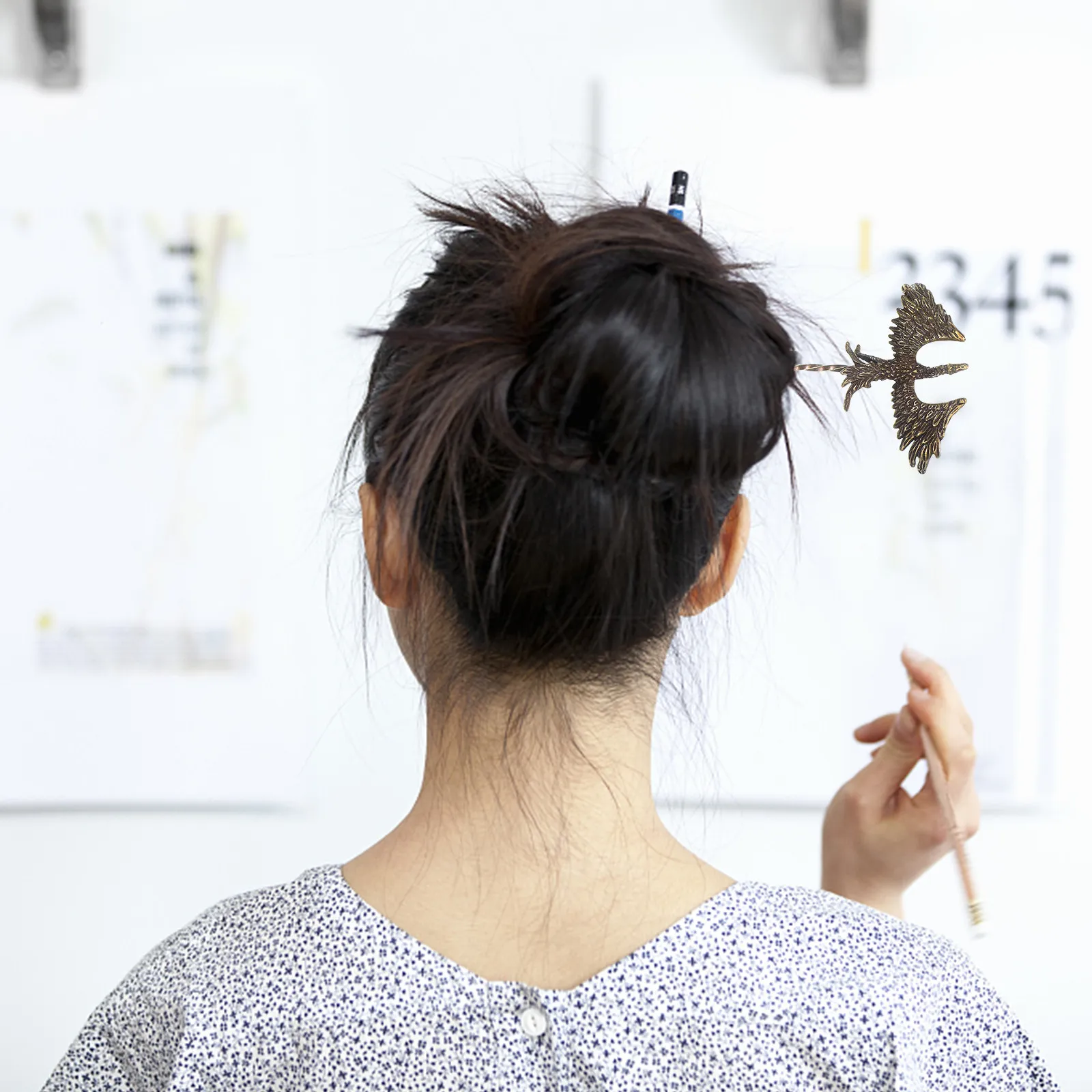 

Латунная чайная игла в винтажном стиле, ручной работы, для чистки чайников, ухода за посудой и декоративного использования (как заколка)