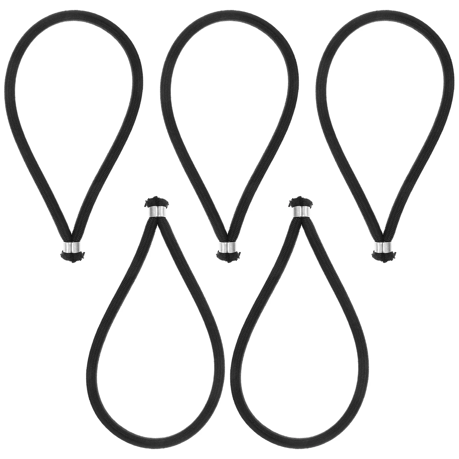 

5Pcs High Strength Bungee Straps Reusable Elastic Cords for Tent Canopy Tarp Fastening Outdoor Use Elastic Bungee Cords