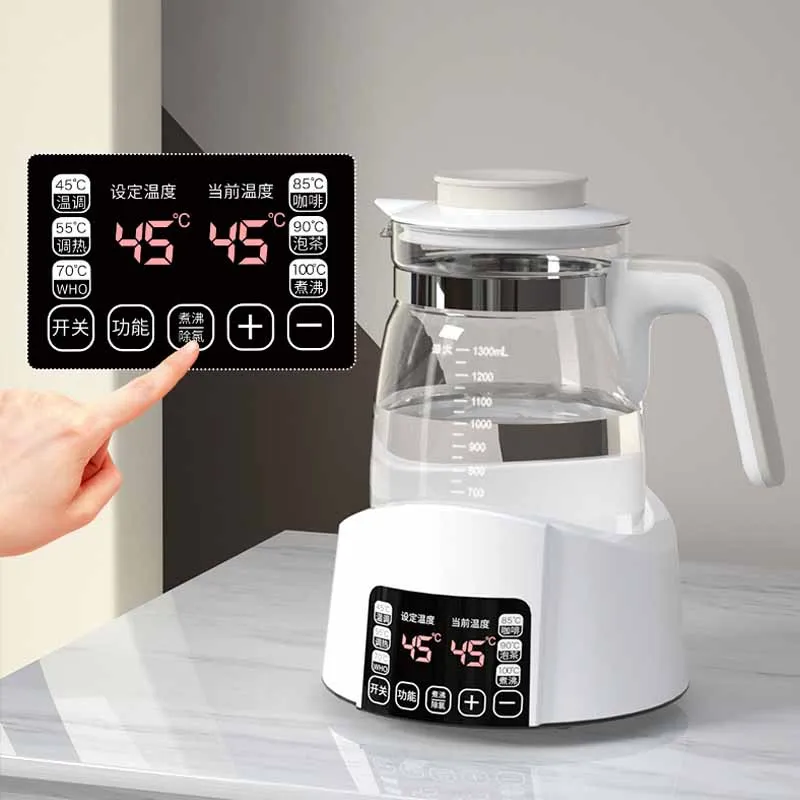 1.3L Home Use Smart Electric Kettle for Baby Milk Preparation Temperature Control Health Tea Pot and Water Boiling